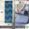 GAIAM YOGA MAT - PREMIUM 6MM PRINT REVERSIBLE EXTRA THICK NON SLIP - BLACK/BLUE - Brand New