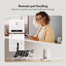 PETLIBRO Automatic Cat Feeder Wi-Fi Rechargeable Cats Food Dispenser - White - Brand New