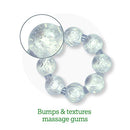 GREEN SPROUTS COOLING TEETHER (2PK) SOOTHES GUMS PROMOTES HEALTHY ORAL CLEAR - Like New