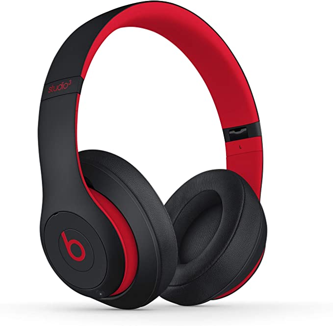 Beats Studio3 Wireless Over Ear Headphones MX422LL/A - Defiant Black Red Like New