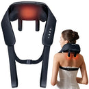 KNOZE NECK MASSAGER WITH HEAT CORDLESS DEEP TISSUE 4D EXPERT KNEADING - BLACK Like New