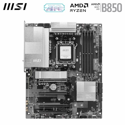 MSI PRO B850-P WIFI MOTHERBOARD ATX AMD RYZEN 9000/8000/7000 - BLACK - Like New