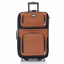 TRAVEL SELECT AMSTERDAM SOFTSIDE EXPANDABLE LUGGAGE ROLLING WHEELS ORANGE - Like New
