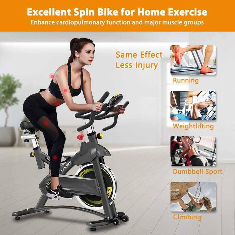 CYCLACE EXERCISE BIKE STATIONARY, 330LBS CAPACITY - BLACK CYCLACE EXERCISE BIKE STATIONARY, 330LBS CAPACITY - BLACK