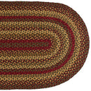 IHF Home Decor Cinnamon Design Braided Area Rug - 20 x 30 Inch - Brand New