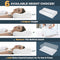 Osteo Adjustable Memory Foam Pillow with 6 Available Height - WHITE QUEEN FIRM Like New