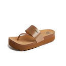 REEF WOMEN'S CUSHION SOL HI PLATFORM SANDALS SIZE: WOMEN 8 COPPER - Brand New