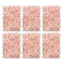 Blush Blooms Decor - 12 Pack Flower Panels (Gradient White and Pink) - Like New