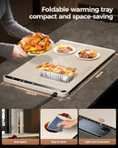 LNNIW WARMING MAT FOR FOOD,FOOD WARMING MAT,ELECTRIC WARMING TRAY - WHITE - Like New