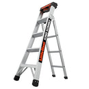 LITTLE GIANT LADDERS KOMBO PRO 5 FT. A FRAME 8 FT EXTENSION 14905-001 - GREY - Like New