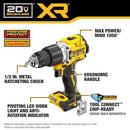 DEWALT 20V MAX XR BRUSHLESS CORDLESS 1/2 IN HAMMER DRILL TOOL ONLY - YELLOW - Like New