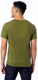 01070C Hanes Alternative Cool Blank Short Sleeve Go-To Tee Army L Like New