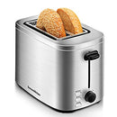 Bonsenkitchen Toasters, 2 Slice Wide Slot, 7 Brown Settings B08MX181JC - Silver - Brand New