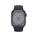 Apple Watch Series 8 GPS 41mm Aluminum Case - M/L - MNU83LL/A - Midnight - Like New