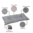 COZPLEN Non Slip Bench Cushion Tufted Universal 37x15.5 inch, Pink Flower - Brand New