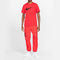 NIKE SPORTSWEAR SWOOSH MEN'S T-SHIRT - UNIVERSITY RED/BLACK SIZE X-LARGE - Brand New