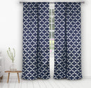 BLACKOUT365 L'KYRA BLACKOUT WINDOW CURTAIN 38 X 84 INCHES, NAVY - Brand New