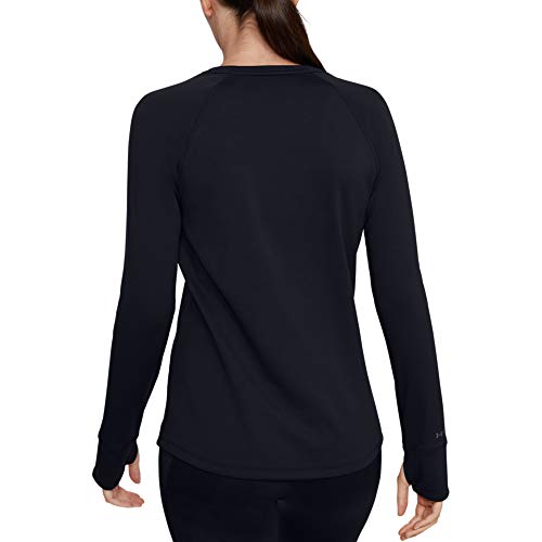 1353351 UNDER ARMOUR WOMEN'S COLDGEAR BASE 4.0 CREW LG BLACK - Brand New
