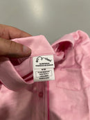 ART CLASS RESPONSIBLE GIRLS' 2PC SATIN SHORT SLEEVE BUTTON UP - YOUTH M - PINK - Brand New
