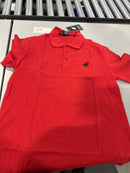 PACIFIC POLO CLUB MEN'S SHORT SLEEVES 3 BUTTONS POLO SHIRT - SIZE: MEN M - RED - Brand New