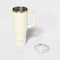 EMBARK 40OZ STAINLESS STEEL STRAW TUMBLER - CREAM - Like New