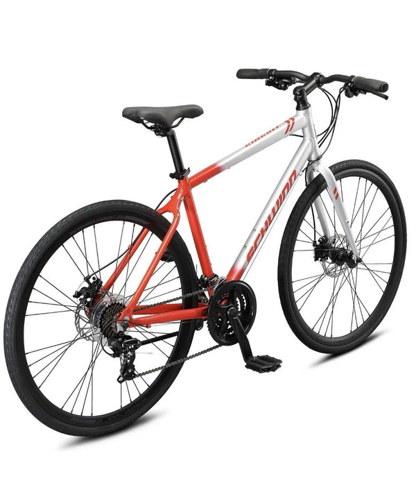 SCHWINN MEN’S CIRCUIT 700C/28” HYBRID BIKE SILVER/RED - Brand New