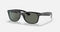 RAY-BAN NEW WAYFARER BLACK G-15 GREEN LENS 52mm - BLACK/GREEN - Like New