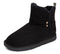 Floopi Warm Winter Boots for Women, Faux Fur Eco-Friendly Ankle Bootie - Size 9 - Brand New