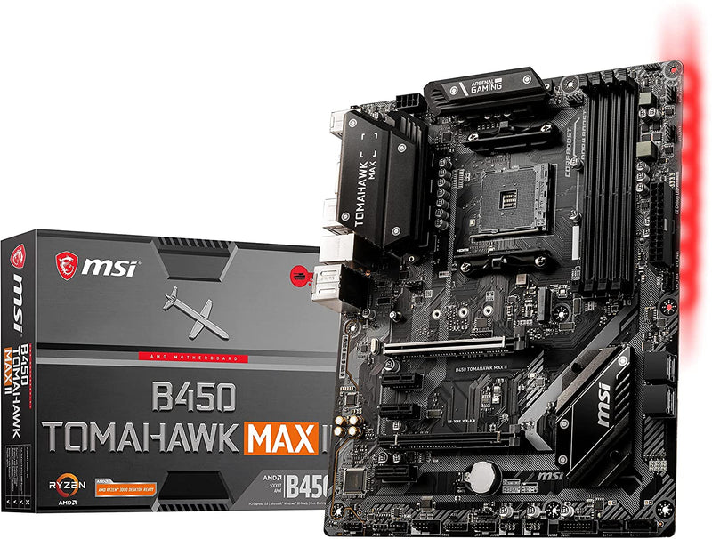 MSI B450 TOMAHAWK AM4 ATX Gaming Motherboard B450 TOMAHAWK MAX II - Like New