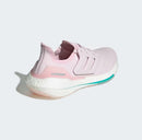 ADIDAS WOMEN'S ULTRABOOST 22 - SIZE 7 - ALMOST PINK / ALMOST PINK / ORANGE RUSH Like New