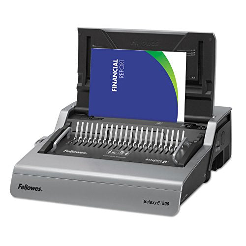 FELLOWES BINDING MACHINE GALAXY E ELECTRIC COMB BINDING - GRAY - Like New