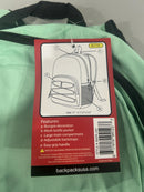 MODA WEST 17" BACKPACK - MINT GREEN/BLACK - Brand New