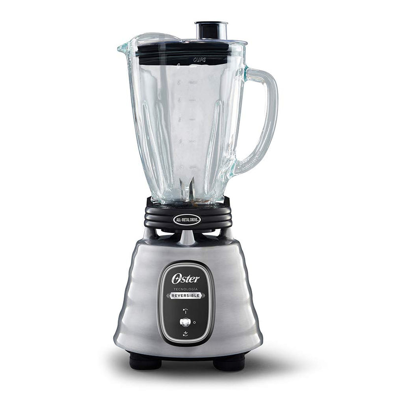 OSTER CLASSIC BLENDER OSTER REVERSIBLE CHROME GLASS JAR - - Scratch & Dent