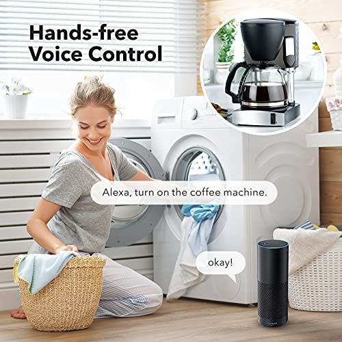BN-LINK WIFI SMART PLUG OUTLET NO HUB REQUIRED TIMER FUNCTION 2.4 GHZ (2 PACK) - Like New