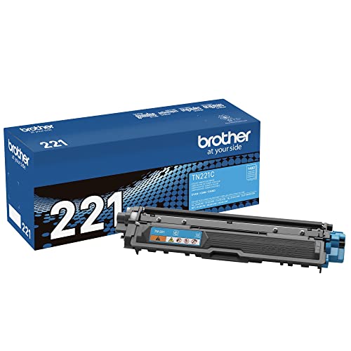 Brother Genuine Toner Cartridge TN221C Replacement - Cyan - Brand New