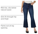 AMAZON ESSENTIALS WOMEN MID-RISE FASHION-WASH-14 DARK SHADOW WASH - Like New