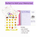 Unconditional Rosie My 9 Month Journey Pregnancy Journal Memory Book - Gray - Brand New