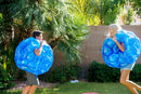 GOBROBRAND BUBBLE BUMPER BALLS 2 PACK INFLATABLE BUDDY HAMSTER SIZE: 36" - BLUE - Like New