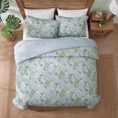 TOMMY BAHAMA QUEEN DUVET SET SHAMS FLORAL ENCHANTMENT/OCEAN BAY BLUE - Brand New