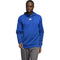 FQ0159 Adidas Men Team Training Pullover Hoodie Royal Blue/White Size M - Like New