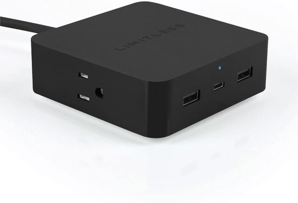 Limitless 5-Device Charger w/ USB Type-C & AC Outlets - BLACK - Like New