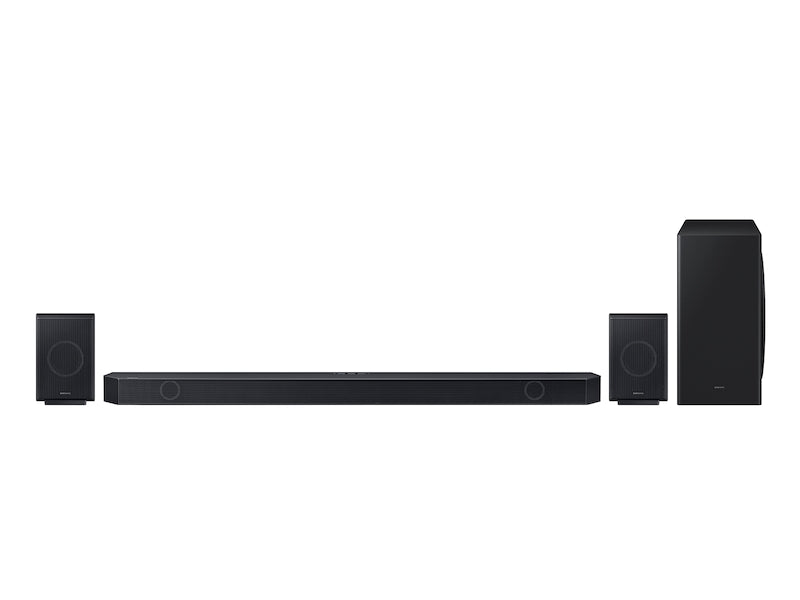 SAMSUNG Q-SERIES 9.1.4 CH. WIRELESS DOLBY ATMOS SOUNDBAR REAR SPEAKERS - BLACK - Brand New