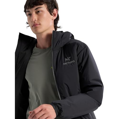 Arc'teryx Atom Hoody for Men Insulated Packable Jacket for Men X-Large Black - Like New
