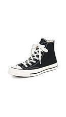 162050C CONVERSE MEN'S TAYLOR CHUCK 70 HI SNEAKER SIZE 5.5 BLACK/EGRET Like New