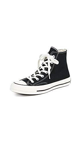 162050C CONVERSE MEN'S TAYLOR CHUCK 70 HI BLACK/EGRET SIZE 6.5M/8.5W - Like New