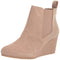 10018692 TOMS WOMEN'S BAILEY ANKLE BOOTS WARM TAUPE SIZE 8.5 W6.5 - Like New