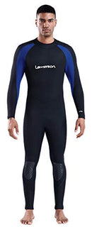 Lemorecn Mens Jumpsuit Neoprene 3/2mm 5/4mm Diving Suit B0814B52YB M Black/Blue - Brand New