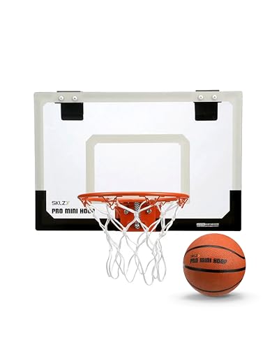 SKLZ PRO MINI INDOOR BASKETBALL HOOP OVER THE DOOR PORTABLE - - Scratch & Dent