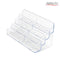 DEFLECT-O DEFLECTO 70801 EIGHT-POCKET BUSINESS CARD HOLDER CAPACITY 400 CLEAR - Brand New