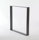 WEKIS FURNITURE SQUARE SHAPE METAL TABLE LEG IN MINIMALIST - BLACK - Like New